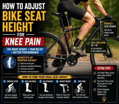 How to Adjust Bike Seat Height for Knee Pain