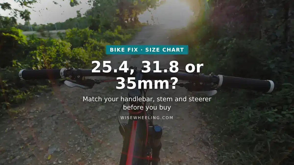 Handlebar Clamp Diameter Chart: 25.4, 26.0, 31.8 or 35mm?